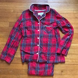 Size M Victoria’s Secret Red Plaid Pajama Set